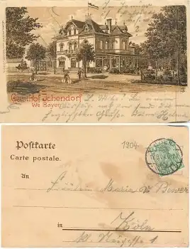 50127 Quadrath Ichendorf Litho Gasthof o 12.9.1904