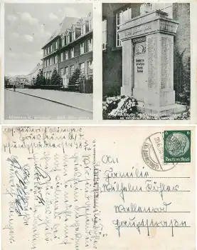 64347 Griesheim bei Darmstadt Adolf Hitler Schule o 29.6.1939
