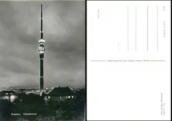 Pappritz Dresden Fernsehturm *ca.1975