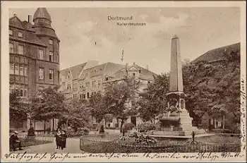 Dortmund Kaiserbrunnen o 25.6.1922