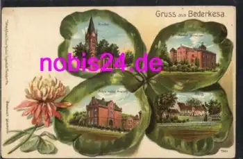 27624 Bederkesa Kleeblatt Litho  *ca.1900