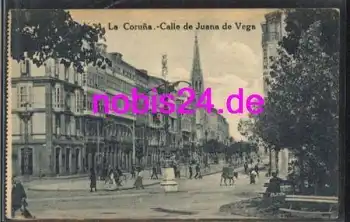 La Coruna Calle de Juana de Vega Spanien *ca.1930
