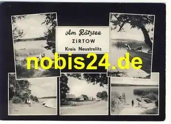 17252 Zirtow am Rätz See Mehrbild o 30.7.1968