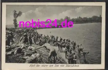 Kociubince Polen Männer nackt baden *ca.1915