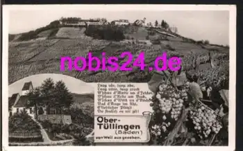 79539  Ober - Tüllingen Ansicht mit Kapelle *ca.1935