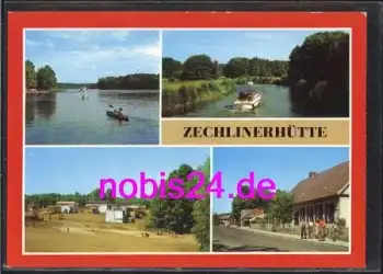 16831 Zechlinerhütte Kanal Camping *ca.1987