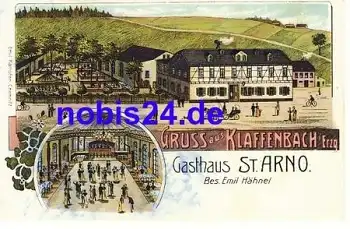 Klaffenbach Chemnitz Gasthaus St. Arno o ca.1910