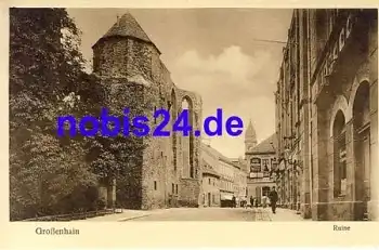 01558 Grossenhain Ruine Möbel Haus *ca.1920