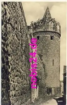 16775 Gransee Stadtmauer mit Turm o 7.9.1961