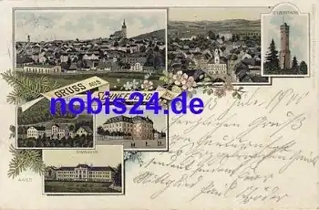 08289 Schneeberg Litho o 1900