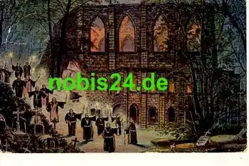 02797 Oybin Mönchszug Künstlerkarte o ca.1930