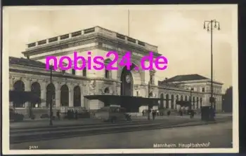 Mannheim Hauptbahnhof alter Bus o 4.11.1929