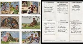 Dreser Hamburg Burschen-Lieder 6 Bilder Serie 4 Kaufmannsbild