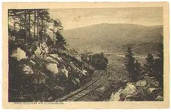 Brockenbahn am Königsberg * ca. 1920