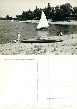 01744 Malter Talsperre Dippoldiswalde Strandbad *1961 Hanich1388