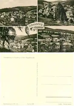 01762 Schmiedeberg Erzgebirge Mehrbildkarte *1964 Hanich1289