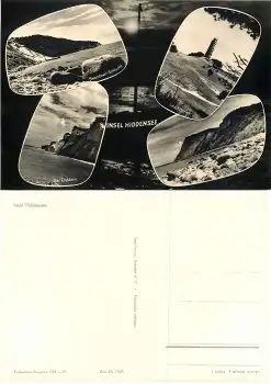18565 Hiddensee Leuchtturm Mehrbildkarte *1964 Hanich1505