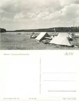 16775 Seilershof Gransee Camping am kleinen Wentow See *1962 Hanich0768