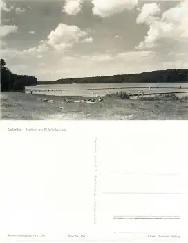 16775 Seilershof Gransee Freibad am kleinen Wentow See *1961 Hanich0766