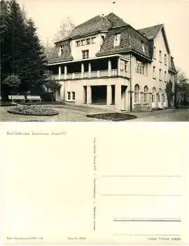 01816 Bad Gottleuba Sanatorium Haus M 7 *1960 Hanich1004