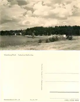 17255 Wesenberg Freibad am Weissen See *1964 Hanich0707