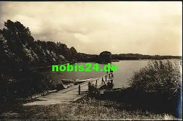 17459 Kölpinsee Usedom Bootssteg  *1957 Hanich1156