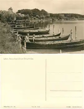 17279 Lychen Bootsanlegestell am Oberpfuhl See *1958 Hanich1132