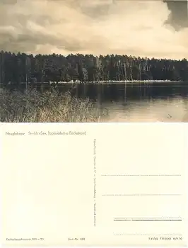 16775 Neuglobsow Stechlin See Bootsverleih und Badestrand *1962 Hanich0633