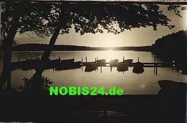 16775 Neuglobsow Abend am Stechlin See *1962 Hanich0630
