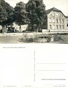 17252 Mirow Johannes R Becher Platz mit Mecklenburger Hof *1961 Hanich0737