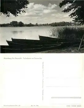 17255 Ahrensberg Fischerboote am Drewen See *1961 Hanich0718