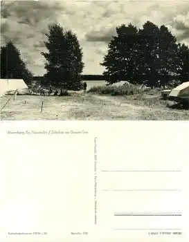 17255 Ahrensberg Zeltplatz am Drewen See *1966 Hanich0710