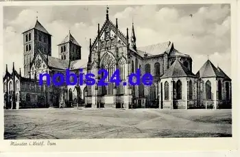 Münster Westfalen Domansicht o 1957