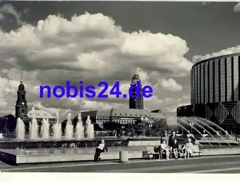 Seevorstadt Dresden Prager Strasse Rundkino o 1974 Hanich