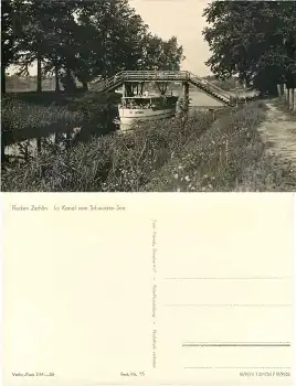 16837 Flecken Zechlin Kanal von Schwarzen See *1956 Hanich0075