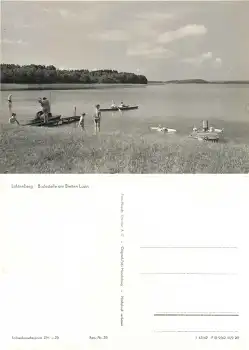 17258 LIchtenberg Feldberger Seenlandschaft Badestelle am Breiten Luzin *1962 Hanich0035