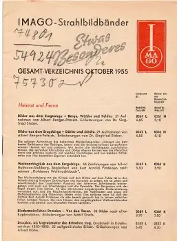 IMAGO Strahlbild Radebeul Gesamt-Verzeichnis Oktober 1955