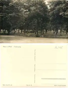 16775 Menz in der Mark Friedensplatz *1956 Hanich0098