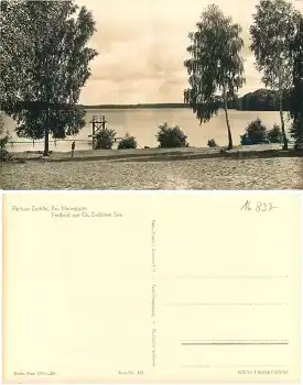 16837 Flecken Zechlin Freibad am Grossen Zechliner See *1956 Hanich0141