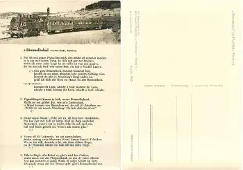 s Bimmelbahnl von Max Nacke Altenberg Erzgebirge Liedkarte *1957 Hanich1042