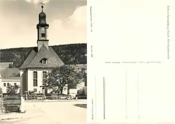 01762 Schmiedeberg Erzgebirge Kirche *1968 Hanich1380