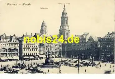 Dresden Altmarkt Germania Denkmal o 1915