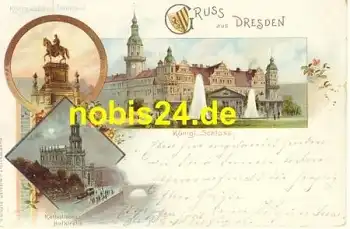 Dresden Altstadt Litho o 8.8.1896
