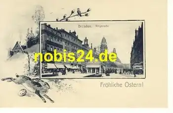 Dresden Altstadt Ringstrasse Ostern *ca.1915