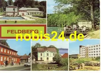 17258 Feldberg Luzinhalle Freibad Rathaus o 1982