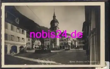 Altdorf Schweiz Dorfplatz Denkmal  *ca.1935