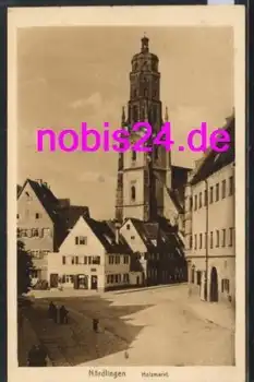 86720 Nördlingen Holzmarkt Kirche *ca.1930