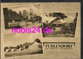18356 Fuhlendorf Zeltlager Fischerhütten o 16.7.1966