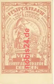Dresden Verein für Briefmarkenkunde *ca.1925