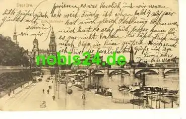 Dresden Terrassenufer o 11.5.1915